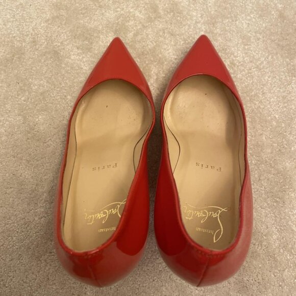 Christian Louboutin Pumps Heel Leather Red - Picture 14 of 16